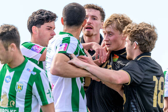 Anes Cardaklija and Henry Sletsjøe of GAIS