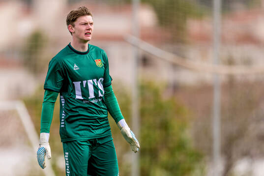 Goalkeeper Andreas Hermansen of GAIS