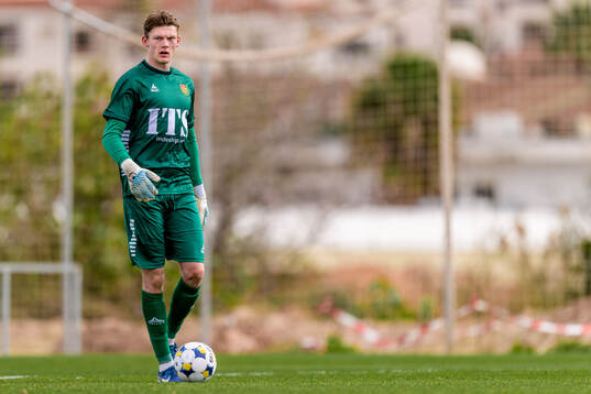 Goalkeeper Andreas Hermansen of GAIS