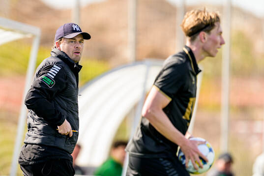 Head coach Fredrik Holmberg of GAIS