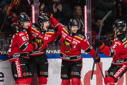 Luleås Otto Leskinen, Oskari Laaksonen och Brian O'Neill