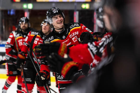 Luleås Markus Nurmi jublar