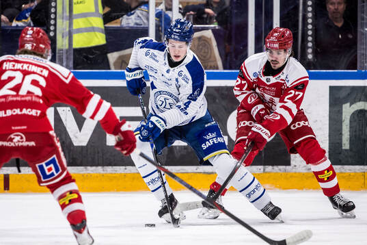 Leksands Tinus Luc Koblar och Timrås Ludvig Levinsson