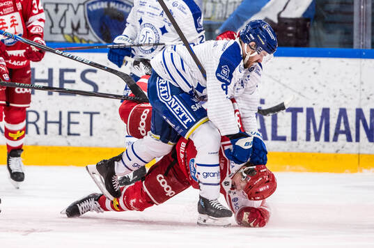 Timrås Eddie Genborg och Leksands Matt Caito