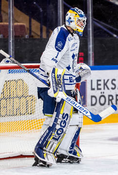 Leksands målvakt Marcus Gidlöf