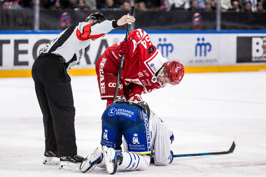 Timrås Jonathan Dahlén och Leksands Anton Johansson
