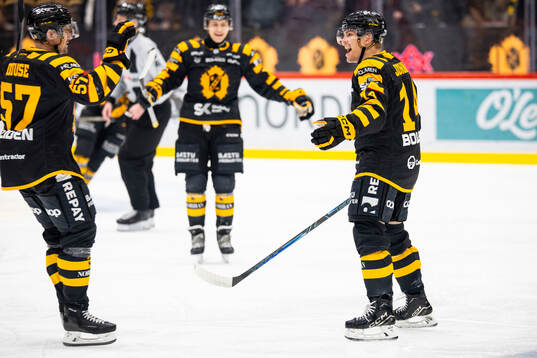 Skellefteås Andreas Johnson jublar
