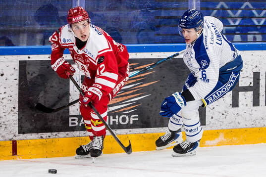 Timrås Linus Eriksson och Leksands Alexander Lundqvist