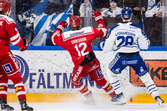 Timrås Linus Eriksson jublar