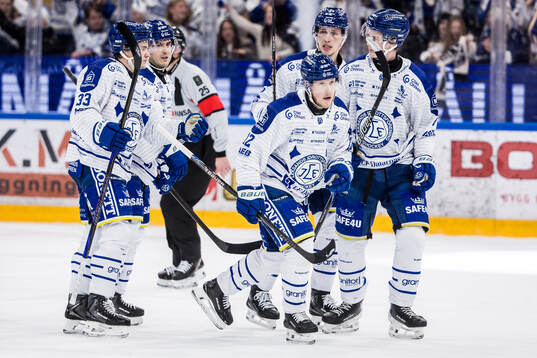 Leksands Kalle Östman jublar