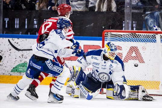 Leksands målvakt Marcus Gidlöf