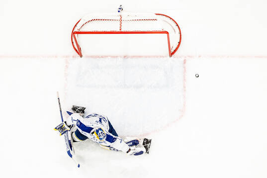 Leksands målvakt Marcus Gidlöf