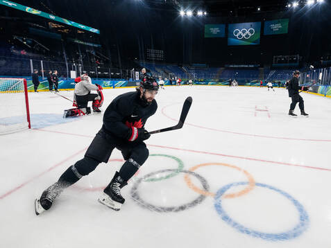 Bläddra bland fler bilder av 2026 Winter Olympics, Day 2, Men's Ice Hockey, Canada, Practice