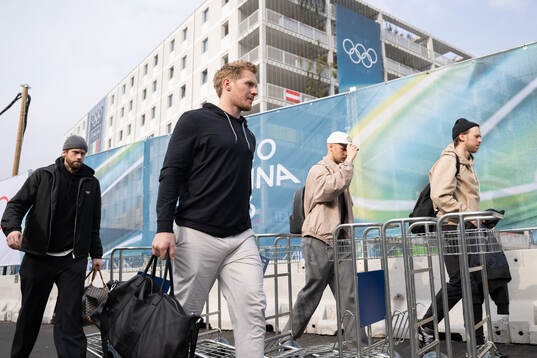 Gabriel Landeskog of the Swedish men's national ice hockey
