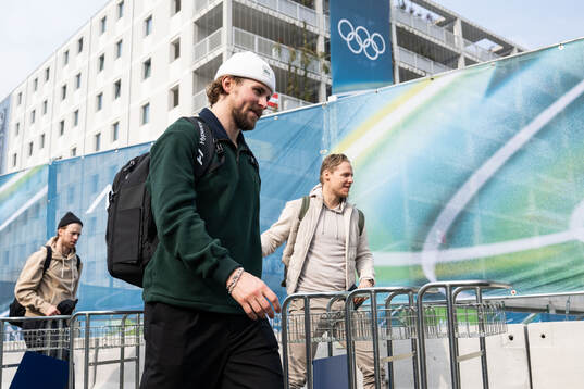 Adrian Kempe of the Swedish men's national ice hockey team