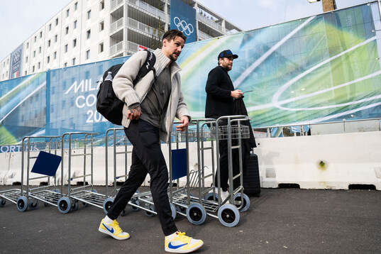 Erik Karlsson and Victor Hedman of the Swedish men's