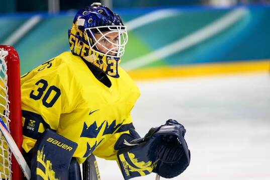 Goaltender Emma Söderberg of Sweden