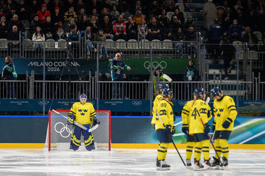 Goaltender Emma Söderberg of Sweden ahead ofthe women's