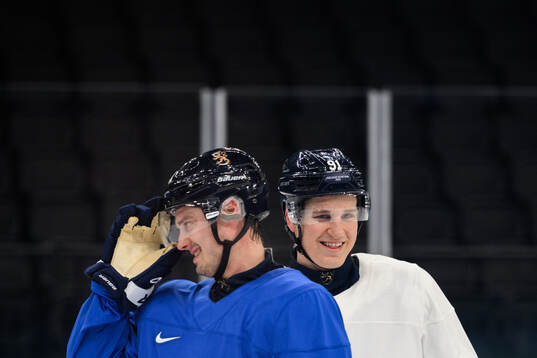 Bläddra bland fler bilder av 2026 Winter Olympics, Day 3, Men's Ice Hockey, Finland, Practice