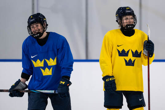 Linnea Andersson and Felizia Wikner Zienkiewicz of Sweden