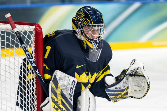 Goaltender Ebba Svensson Träff of Sweden