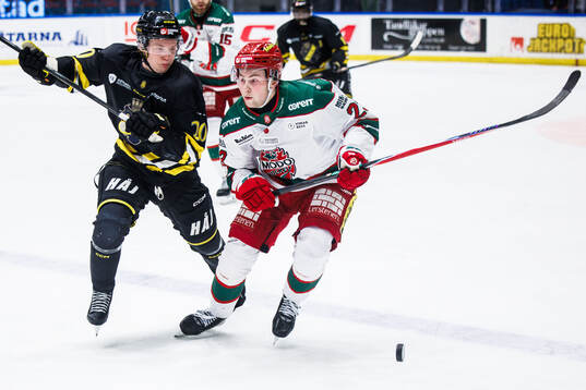 AIKs Rasmus Rudslätt och Modos David Granberg