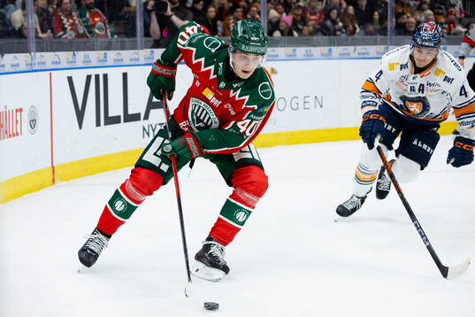 Frölundas Jacob Peterson och Växjös Keegan Lowe