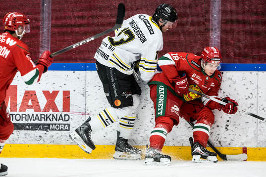 Vimmerbys Filip Fornåå Svensson och Moras Tim Thomsson