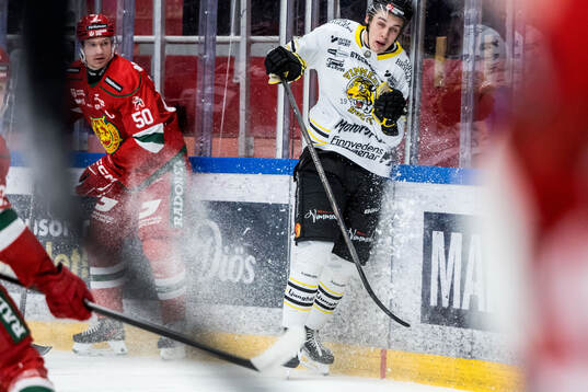 Moras Tobias Ekberg och Vimmerbys August Lissel