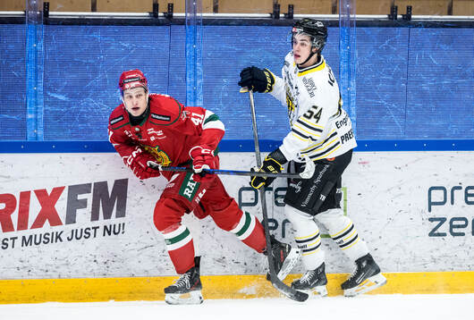 Moras Romeo Edvardsen Sörensen och Vimmerbys August Lissel