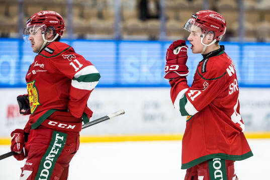 Moras Gustav Salmi-Lilja och Romeo Edvardsen Sörensen