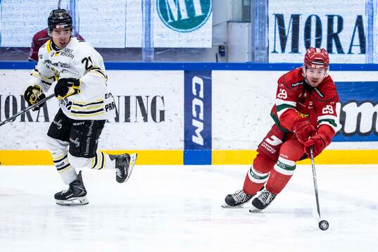 Vimmerbys Isak Hansen och Moras Connor Maceachern
