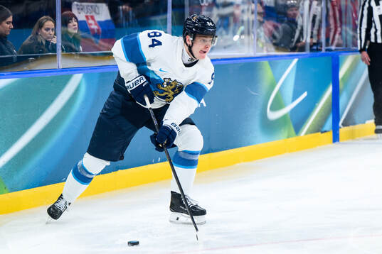 Mikael Granlund of Finland in the men's ice hockey game