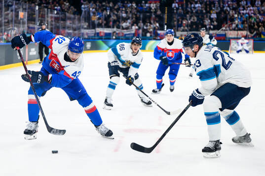 Martin Fehervary of Slovakia and Esa Lindell of Finland in