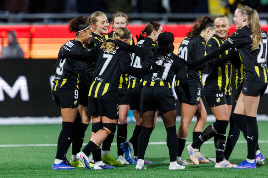 Paulina Nyström of Häcken celebrates