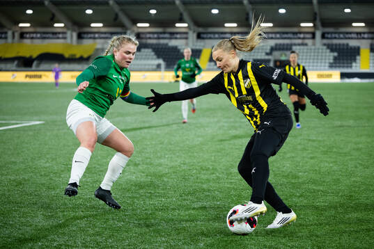 Elin Helena Karlsdottir of Breidablik and Stine Sandbech of
