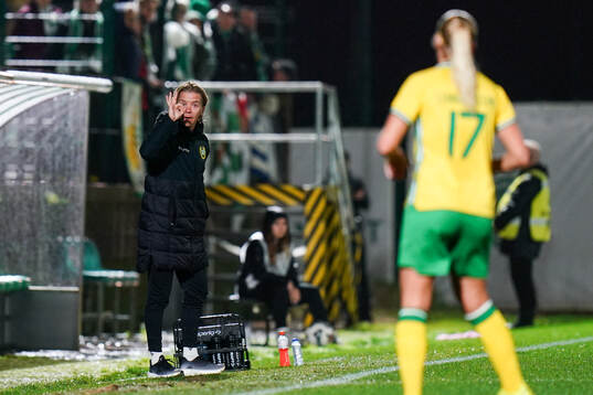 Coach Øyvind Tjelde Haga of Hammarby