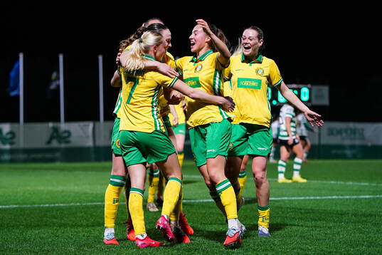 Emilie Joramo of Hammarby celebrates