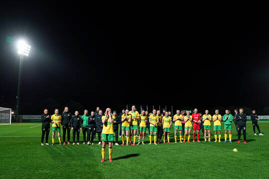 Players of Hammarby celebrate
