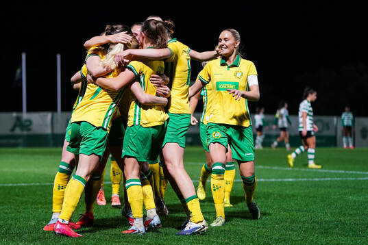 Emilie Joramo of Hammarby celebrates