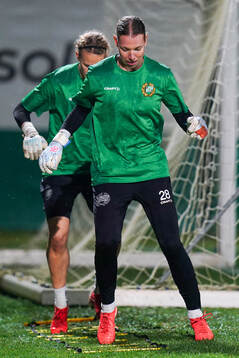 goalkeeper Cajsa Andersson of Hammarby
