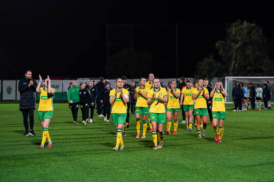 Players of Hammarby celebrate