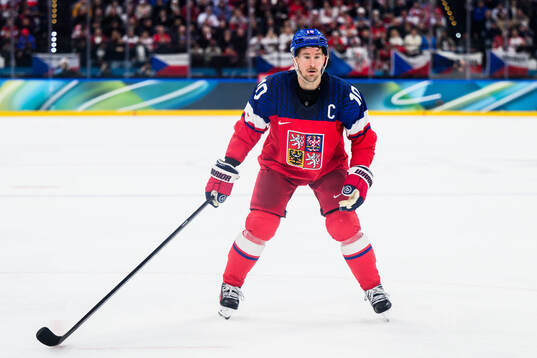 Roman Cervenka of Czech Replublic in the men's ice hockey