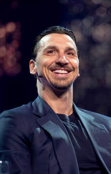 Former football player Zlatan Ibrahimovic speaks