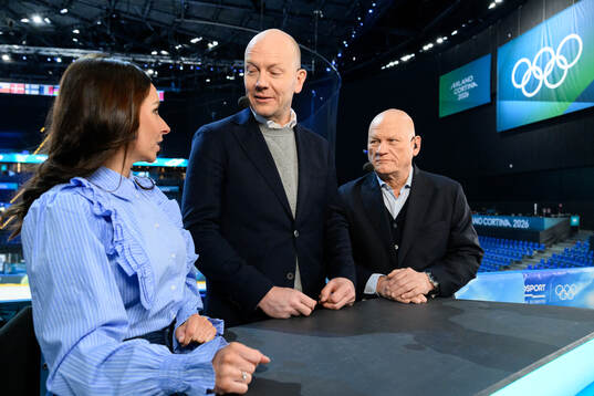 Camilla Nordlund, Mats Sundin and Håkan Södergren in the