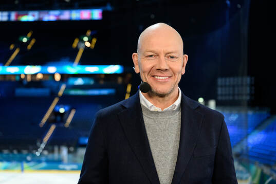 Mats Sundin in the HBO Max Studio