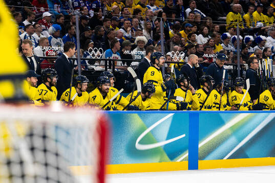 Filip Forsberg of Sweden in the men's ice hockey game