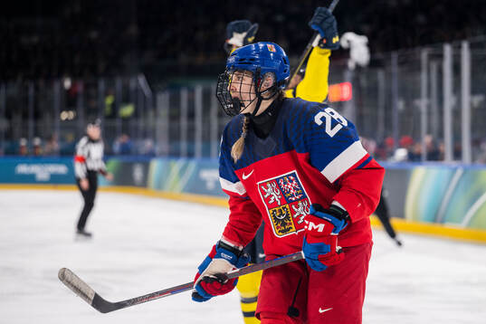 Noemi Neubauerova of Czech Republic looks dejected