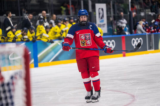Aneta Tejralova of Czech Republic looks dejected in the
