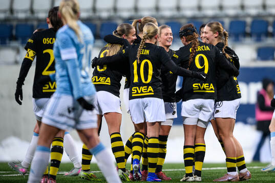 AIKs spelare jublar